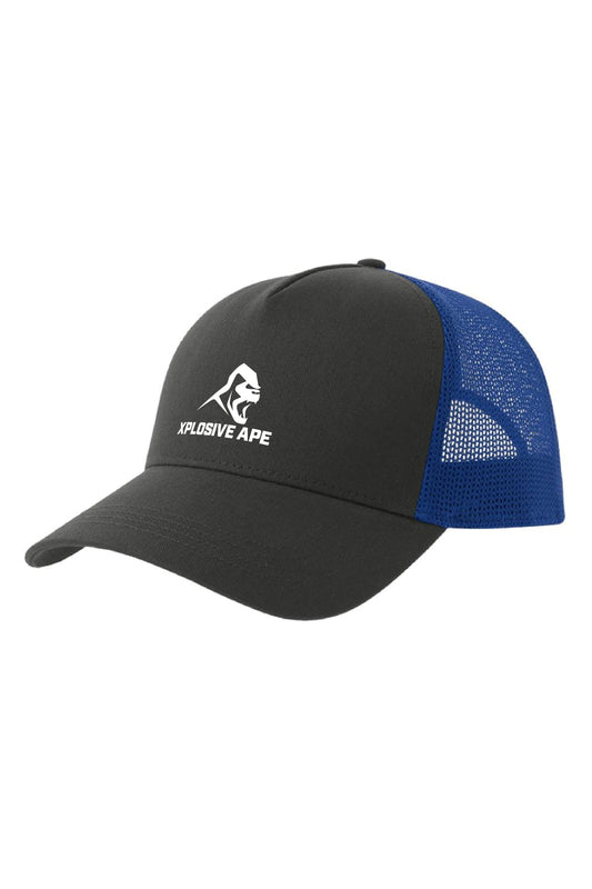 XAPE Classic Trucker Cap - Dk Grey/Royal