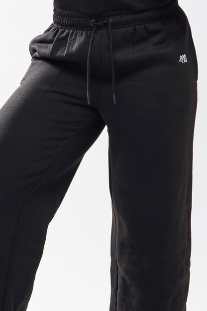 XAPE Core Logo Wide Leg Joggers - Black