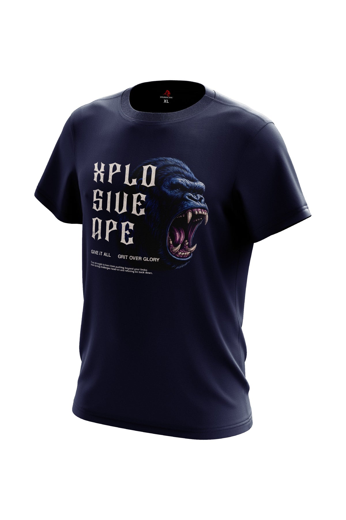 XAPE Grit Over Glory Tee - Navy