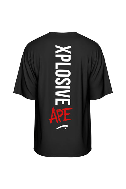 XAPE Graffiti V2 Oversized Tee - Black
