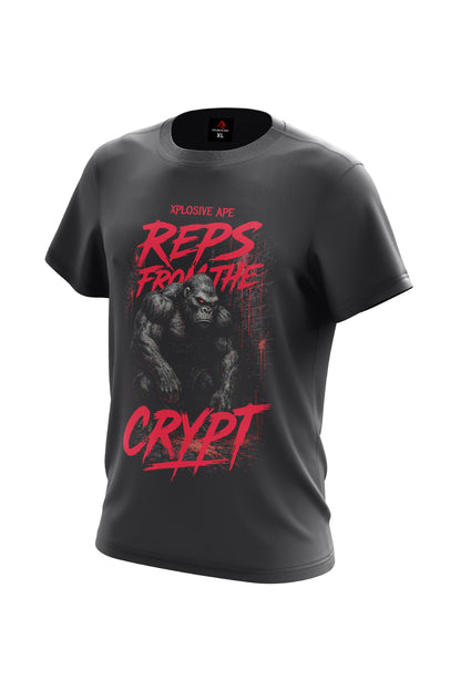 XAPE Reps From The Crypt Tee - Charcoal
