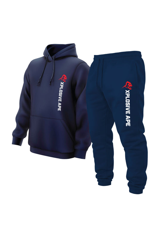 XAPE Originals Hoodie & Joggers Combo - Navy