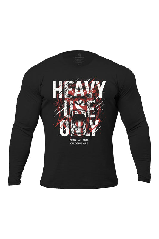 XAPE Heavy Use Only V2 Long Sleeve Tee - Black