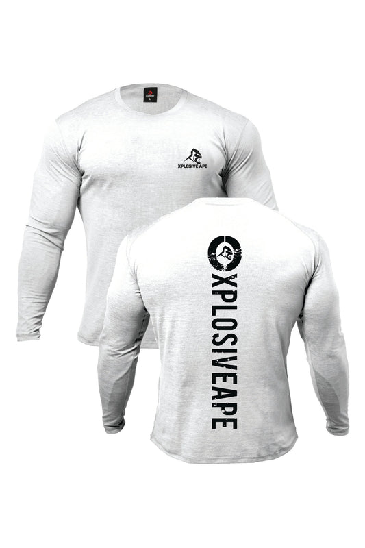 XAPE Impact V2 Long Sleeve Tee - White