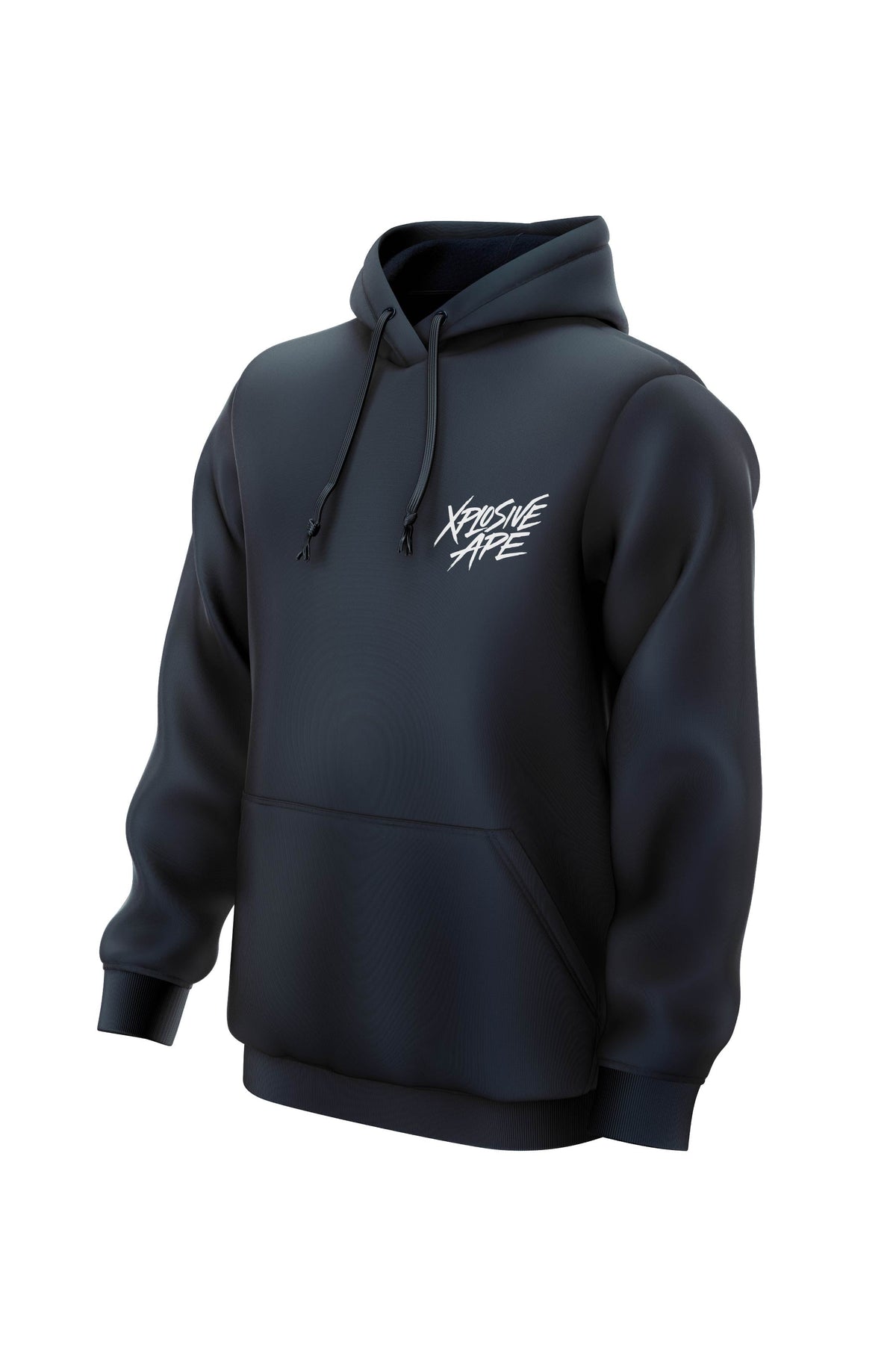 XAPE Classic Logo String Hoodie - Navy