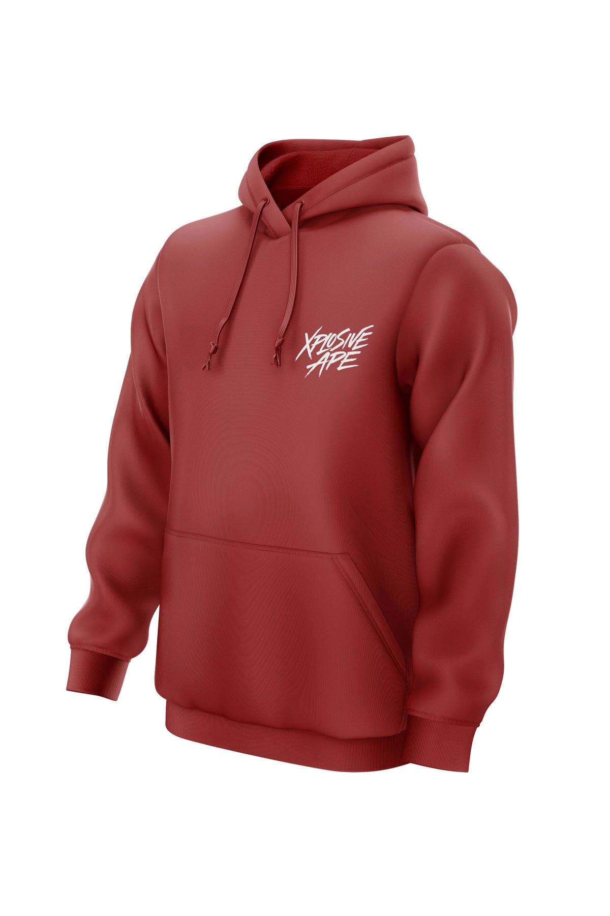 XAPE Classic Logo String Hoodie - Red