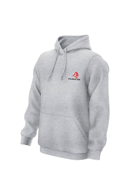 XAPE Original Logo V2 String Hoodie - Heather Grey