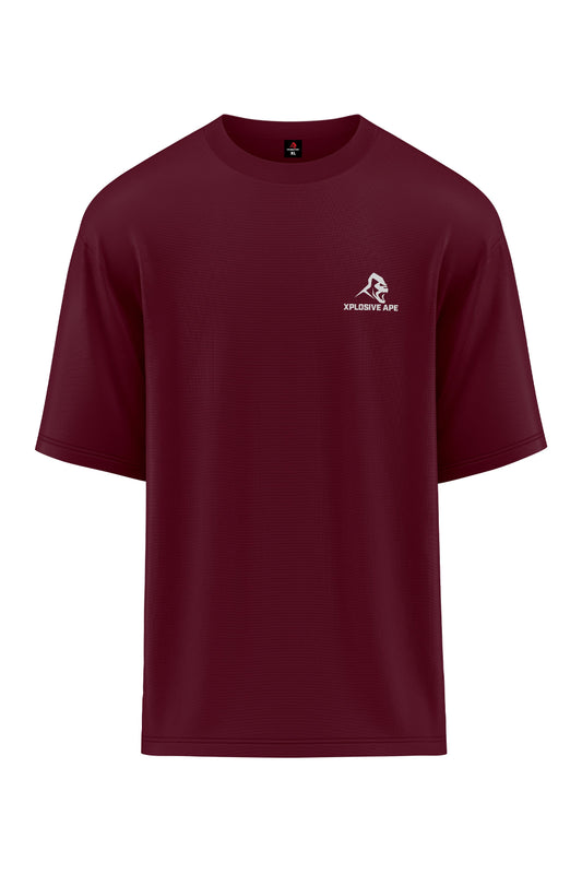 XAPE Primal Oversized Tee - Burgundy