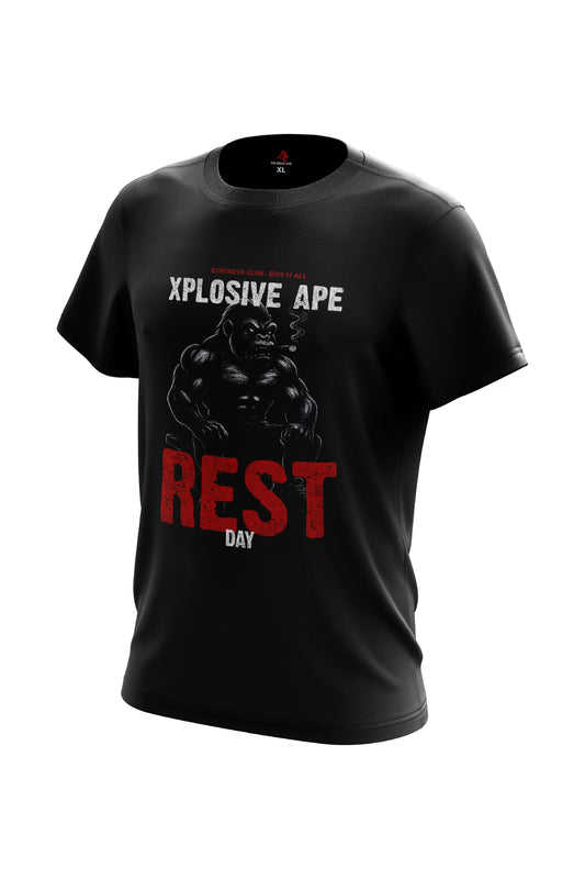 XAPE Rest Day V4 Tee - Black