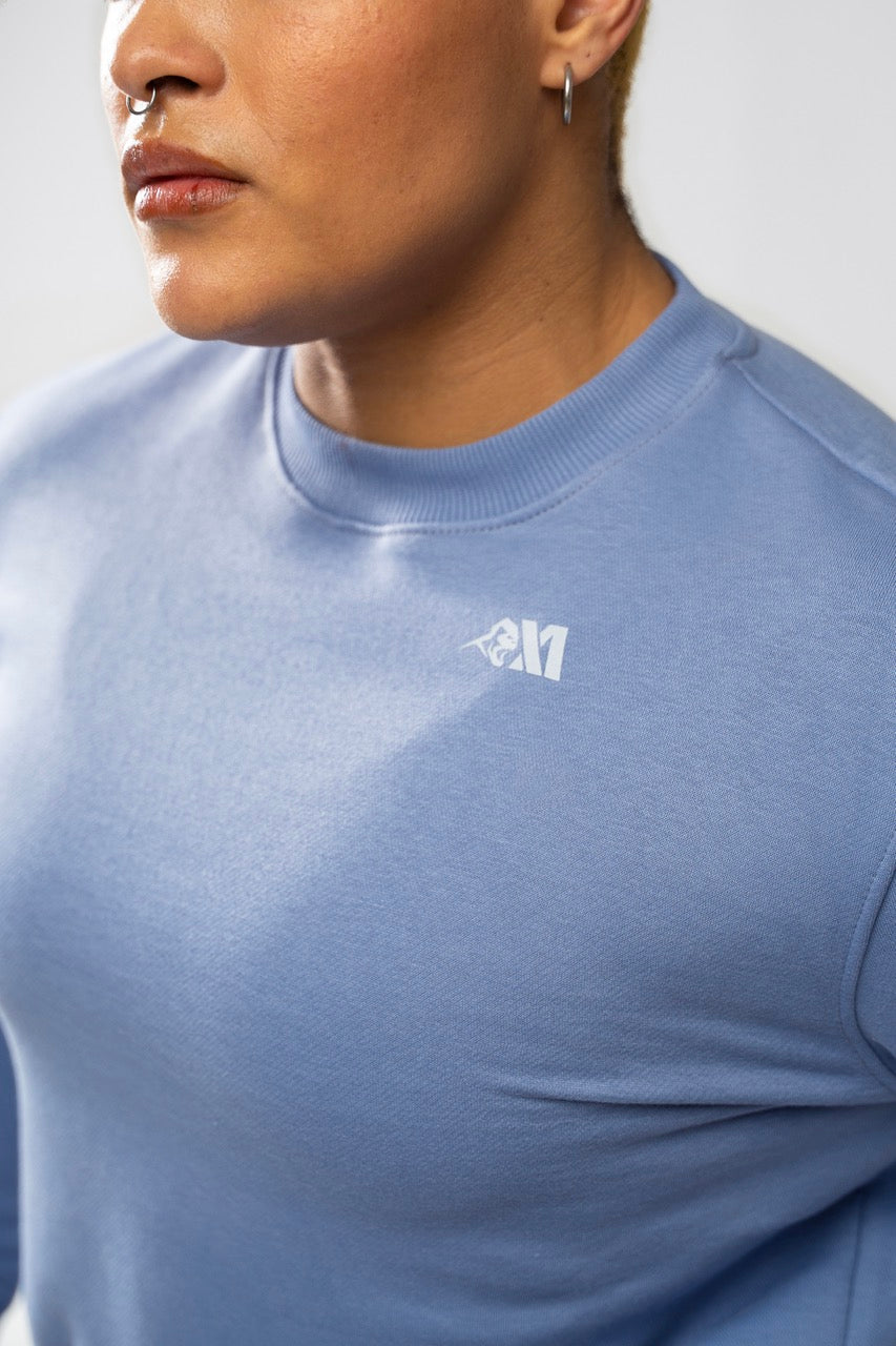 XAPE Core Logo Sweatshirt - Slate Blue