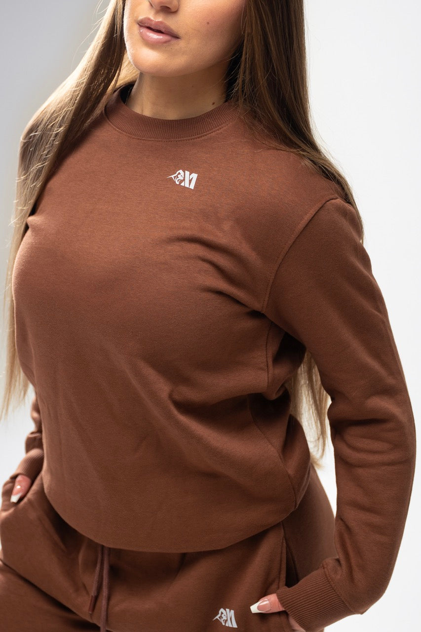 XAPE Core Logo Sweatshirt - Cocoa