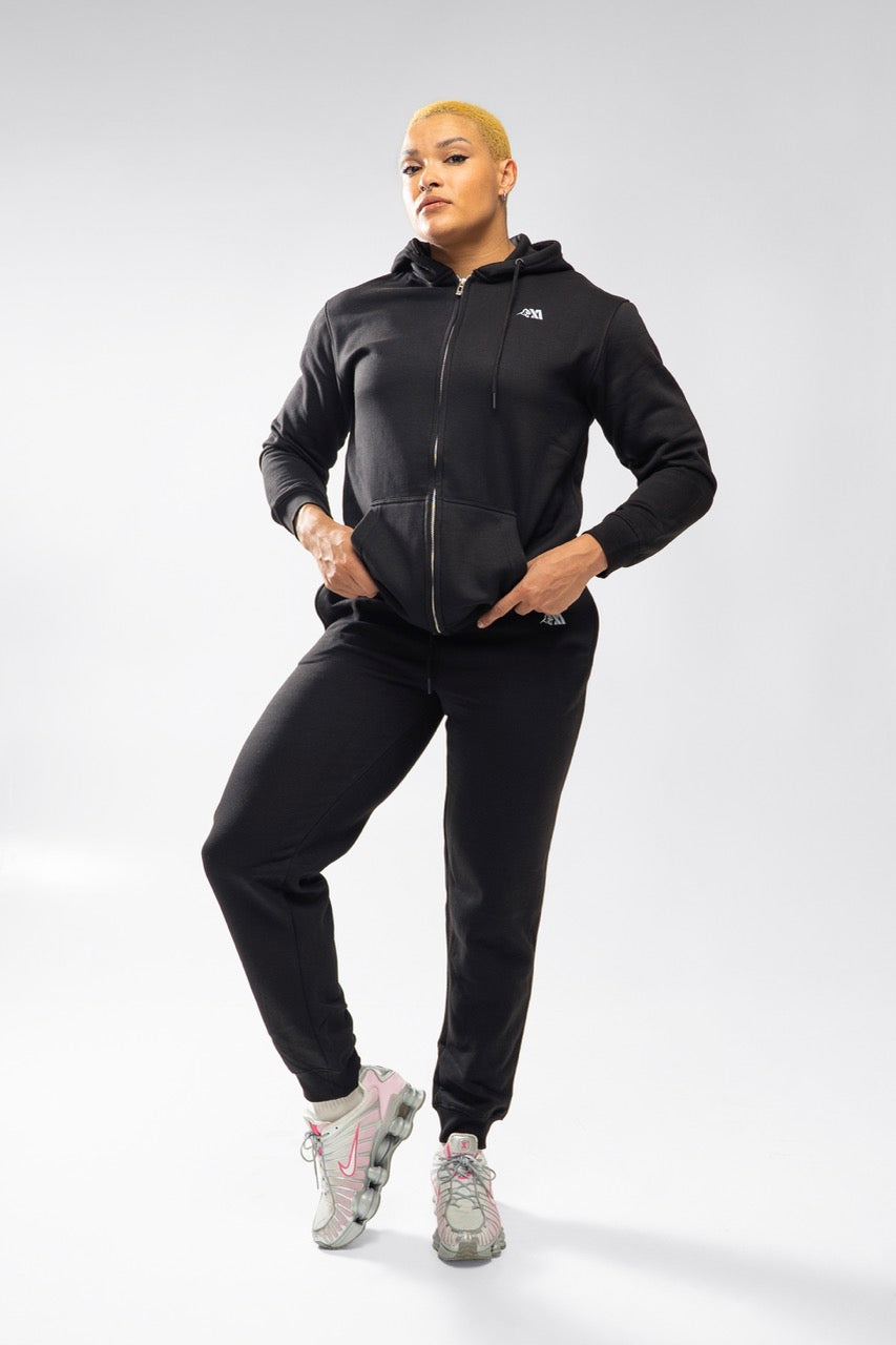XAPE Core Logo Zip Hoodie - Black
