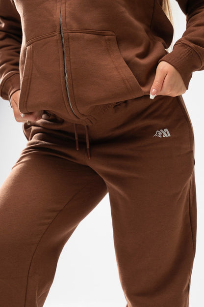 XAPE Core Logo Zip Hoodie - Cocoa