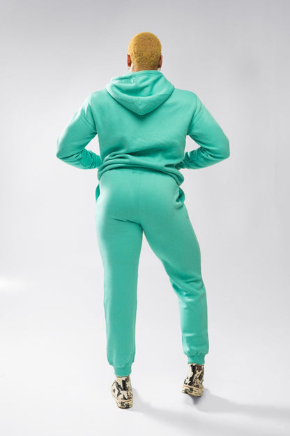 XAPE Core Logo Zip Hoodie - Deep Teal