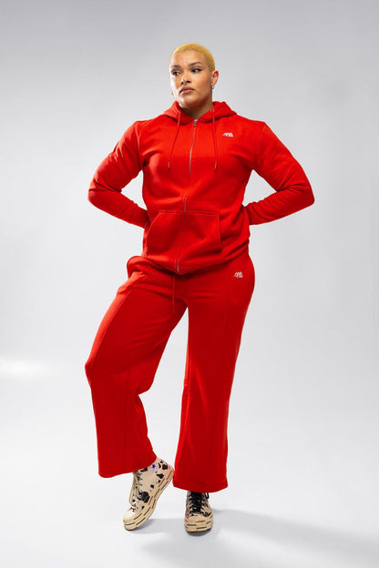 XAPE Core Logo Zip Hoodie - Red