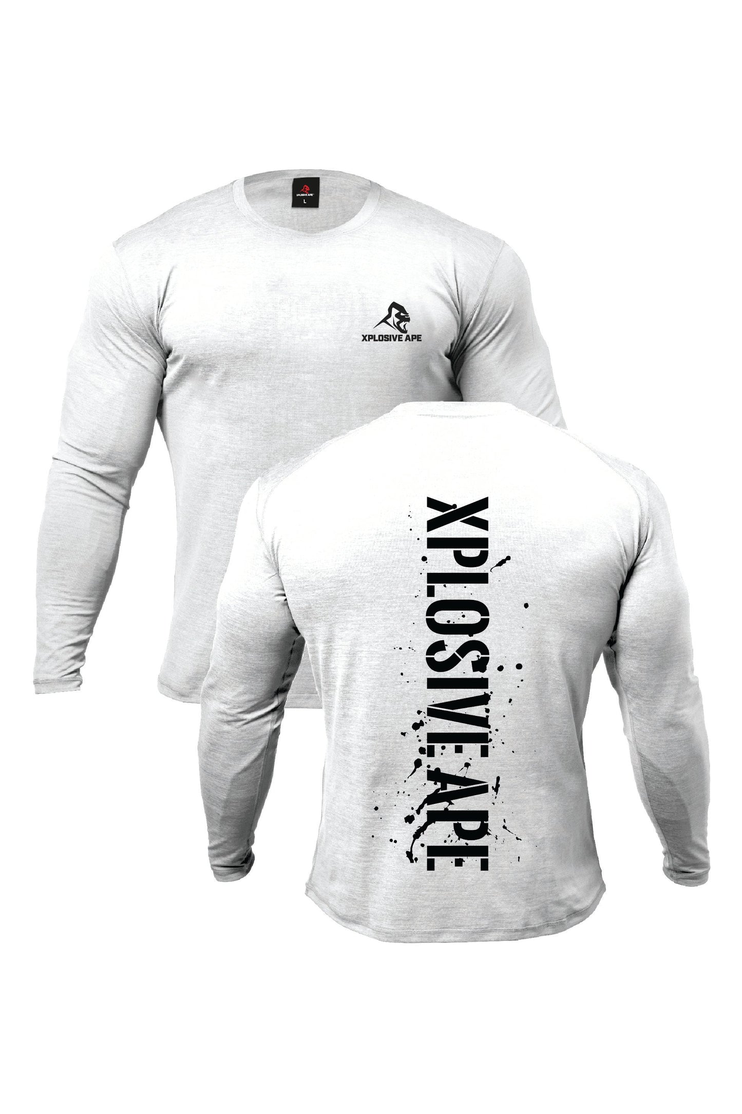 XAPE Smackdown V2 Long Sleeve Tee - White
