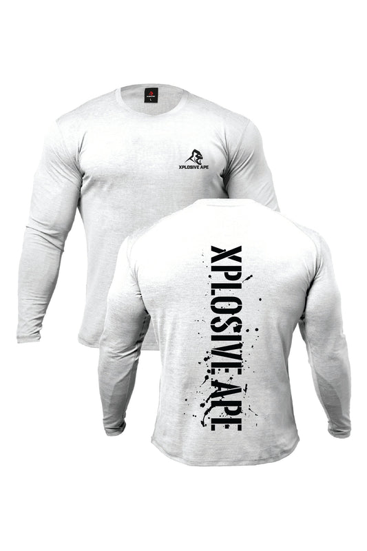 XAPE Smackdown V2 Long Sleeve Tee - White
