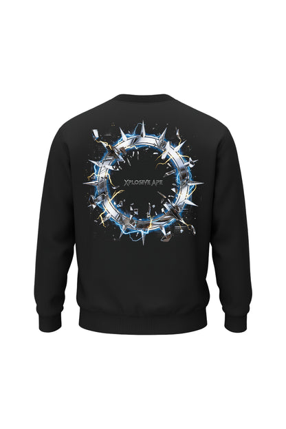 XAPE Shock Halo Sweatshirt - Black