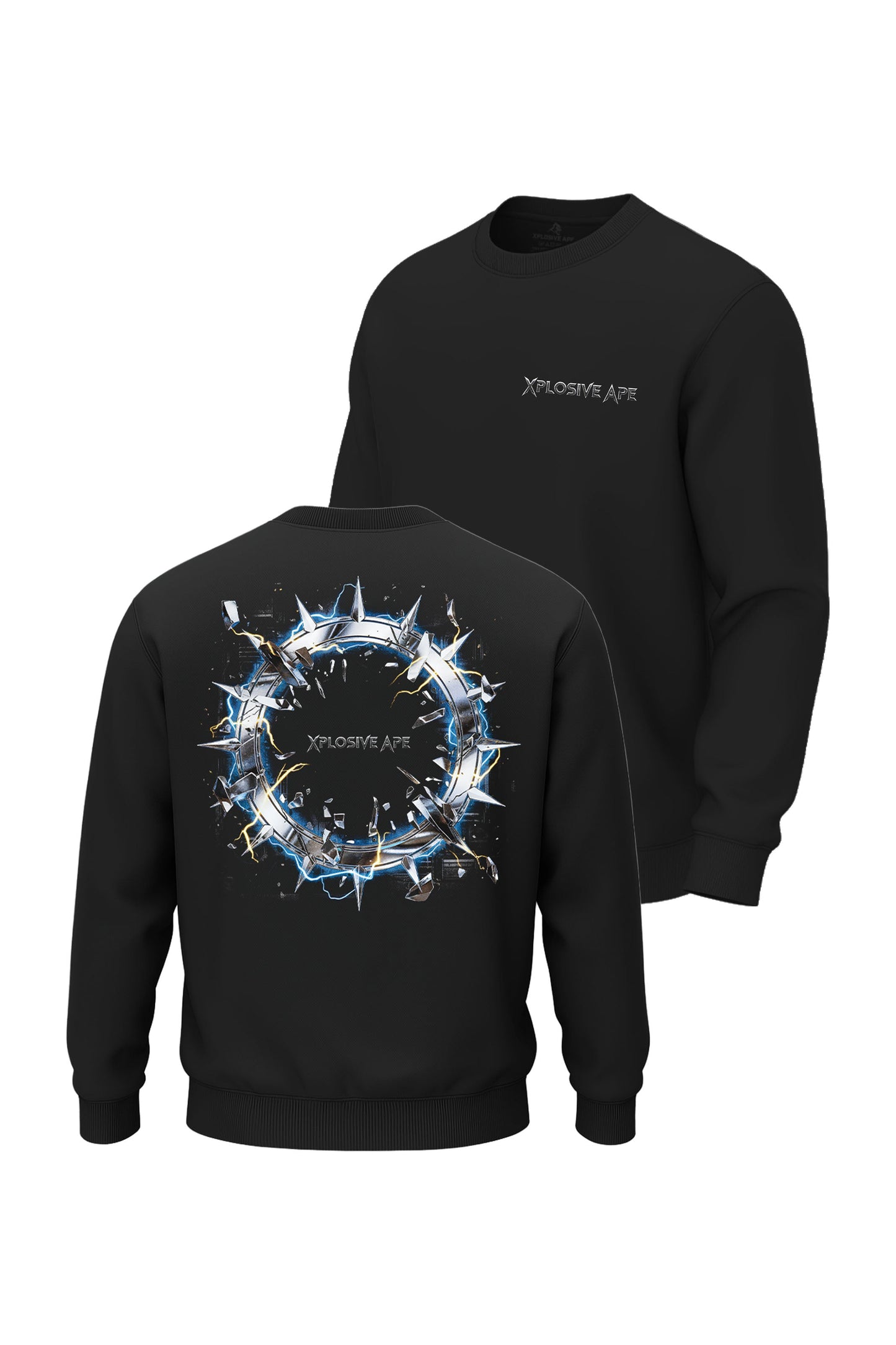 XAPE Shock Halo Sweatshirt - Black