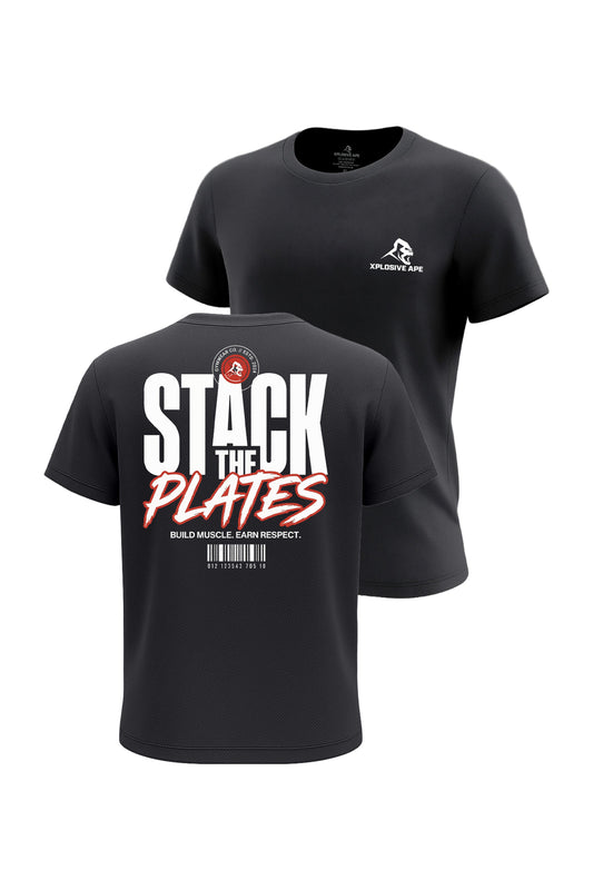 XAPE Stack The Plates Tech Tee - Black