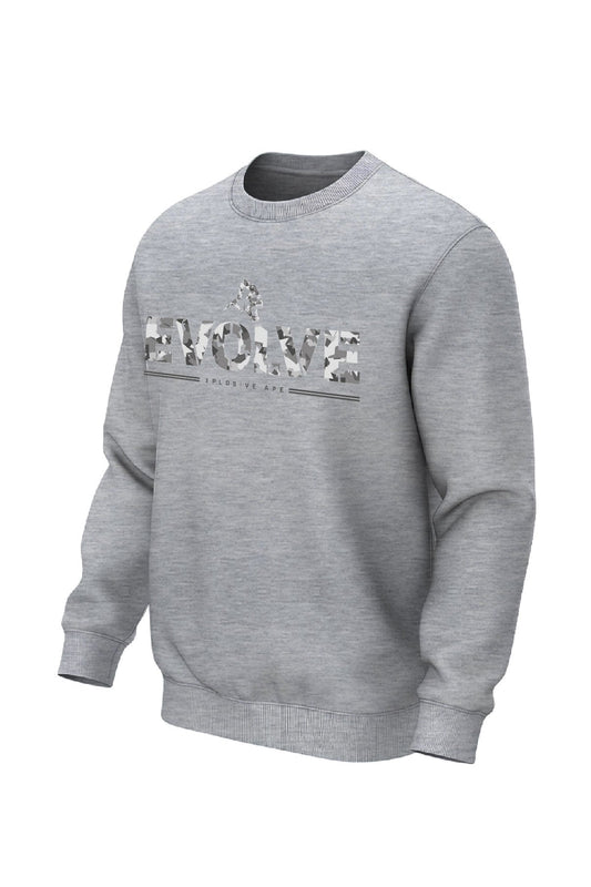 XAPE Evolve Camo V2 Sweatshirt - Sports Grey