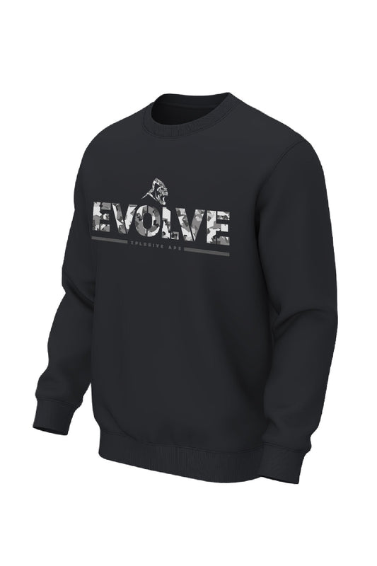 XAPE Evolve Camo V2 Sweatshirt - Black