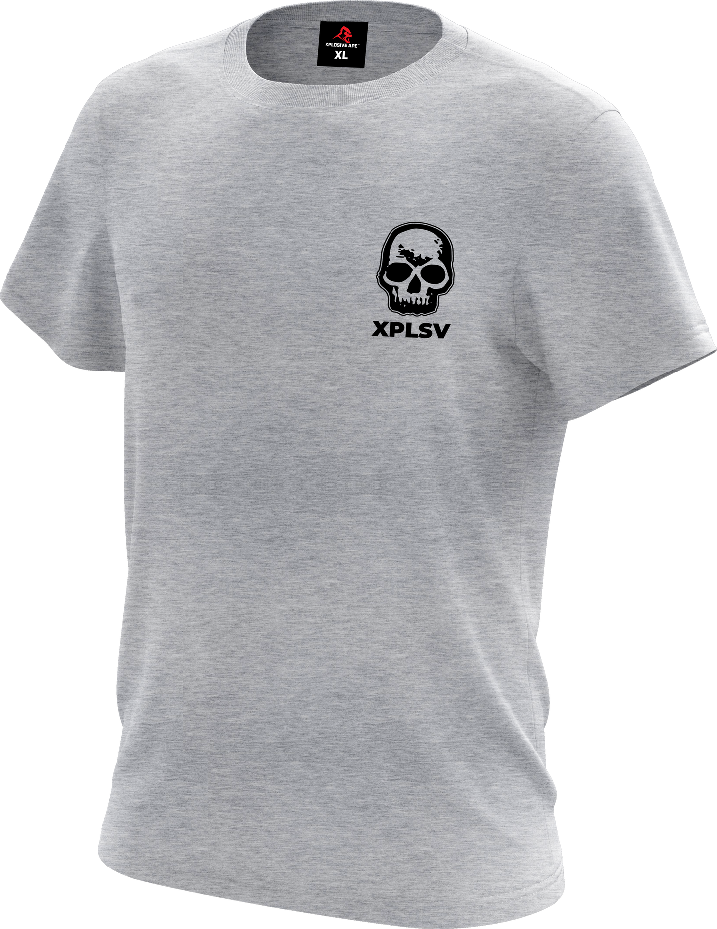 XAPE XPLSV Skull Tee - Sports Grey