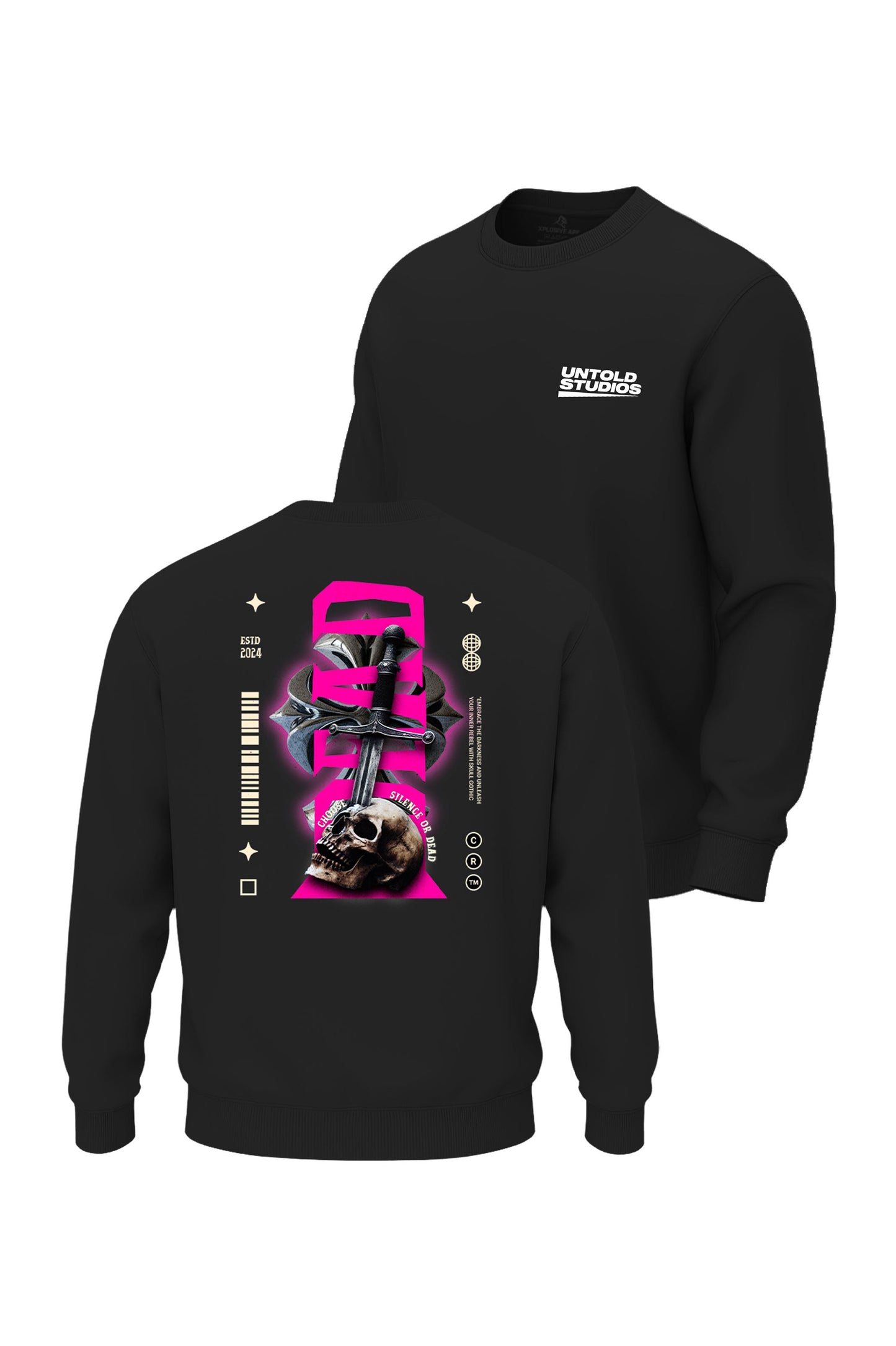 US The Threat of the Dead Sweatshirt - Black