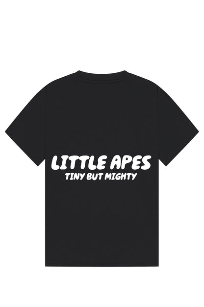 Little Apes Tiny But Mighty Tee - Black
