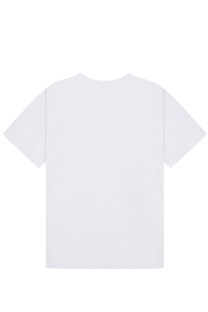 Little Apes My Dad Can't Lift Tee - White