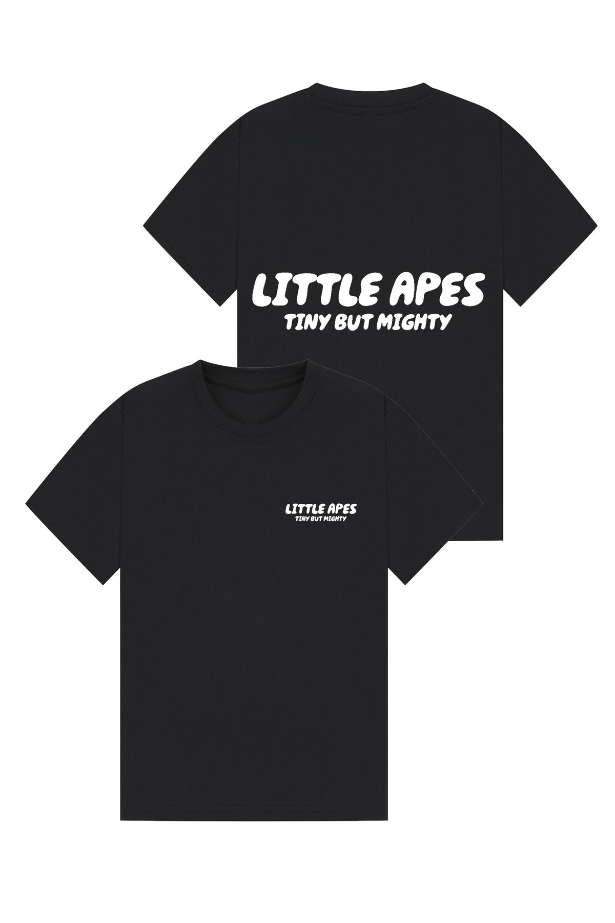 Little Apes Tiny But Mighty Tee - Black