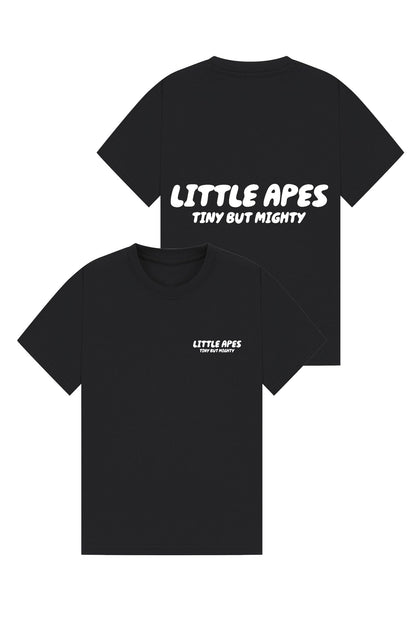 Little Apes Tiny But Mighty Tee - Black