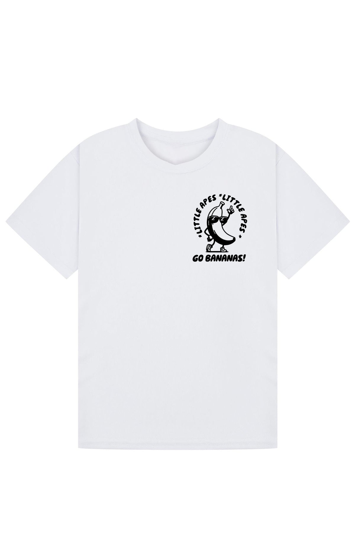 Little Apes Go Bananas Tee - White