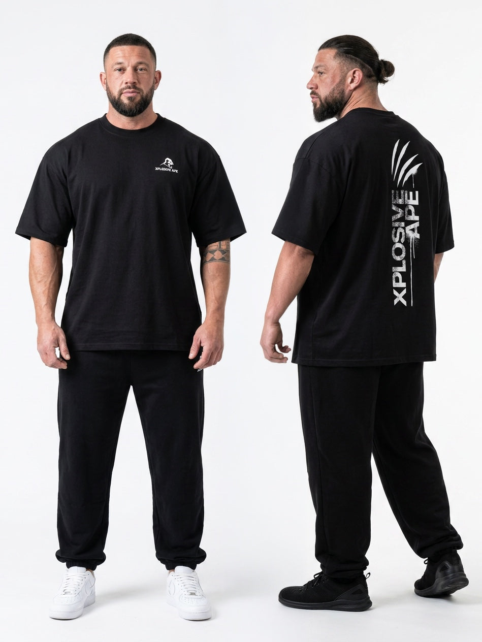 XAPE Claw V4 Ultra Oversized Tee - Black