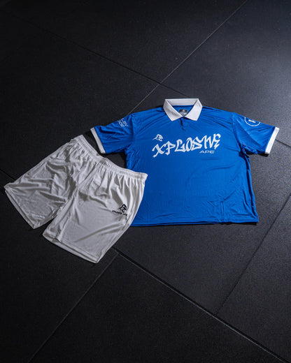 XAPE Street Paint Sports Jersey - Dark Royal/White