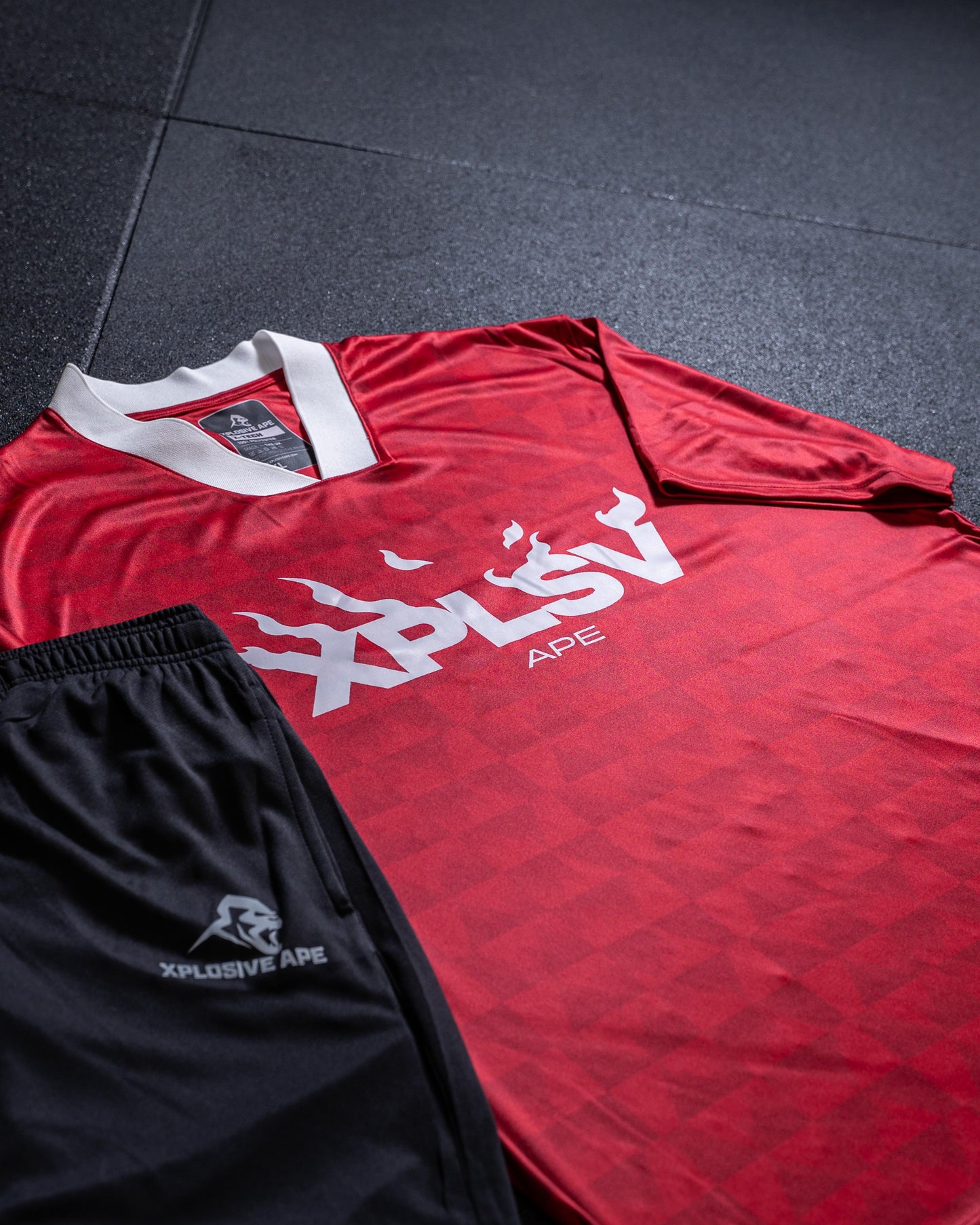 XAPE Flame Thrower Sports Jersey - Red/White