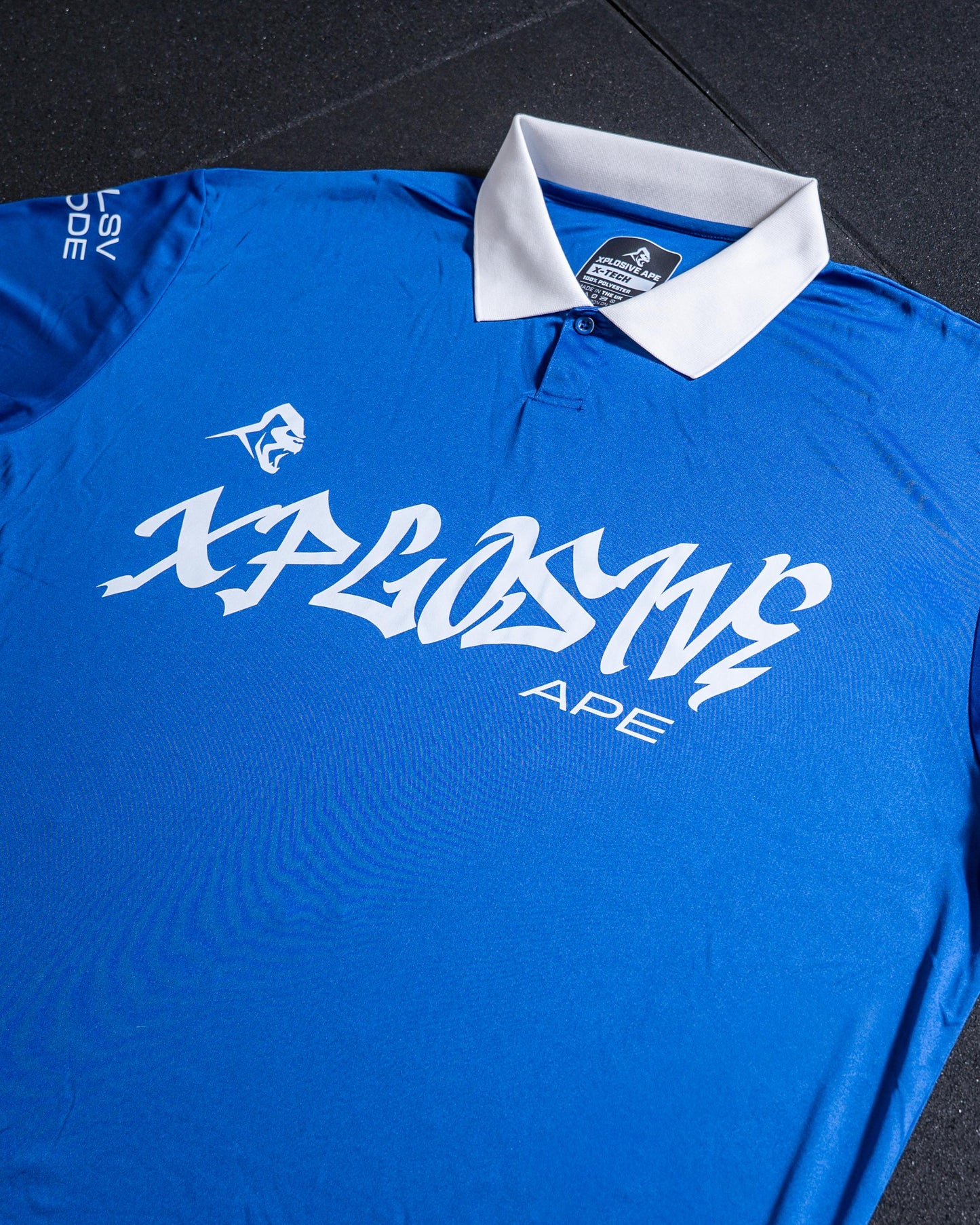 XAPE Street Paint Sports Jersey - Dark Royal/White