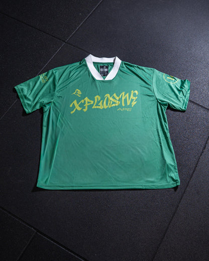 XAPE Street Paint Sports Jersey - Green/White