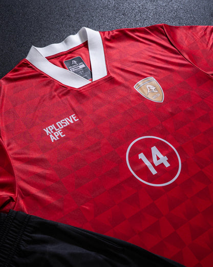 XAPE Heritage Sports Jersey - Red/White