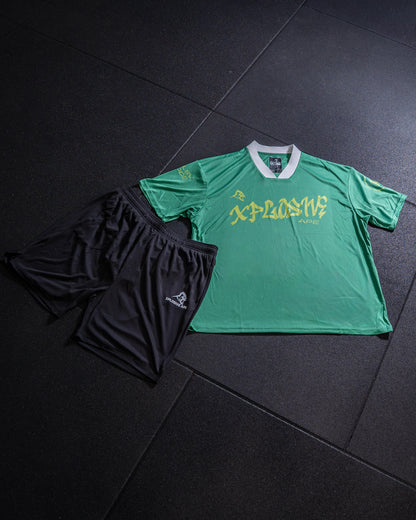 XAPE Street Paint Sports Jersey - Green/White
