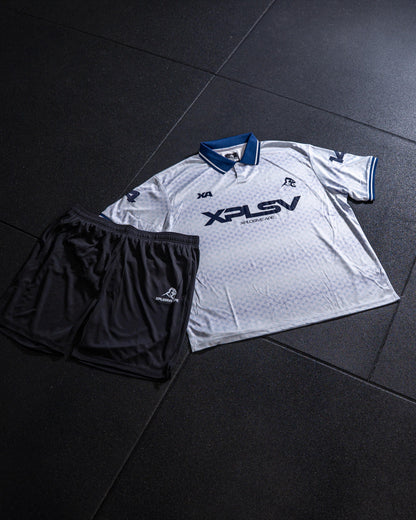 XAPE Speed Polo Sports Jersey - White/Navy
