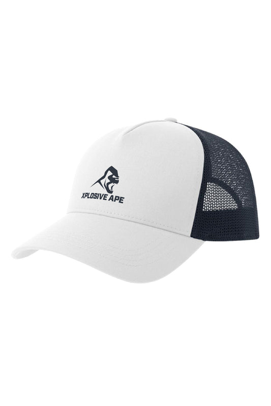XAPE Classic Trucker Cap - White/Navy