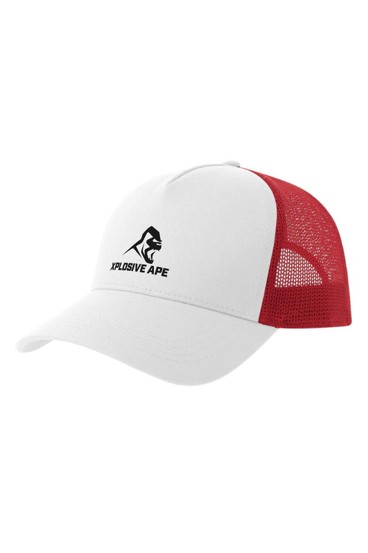 XAPE Classic Trucker Cap - White/Red