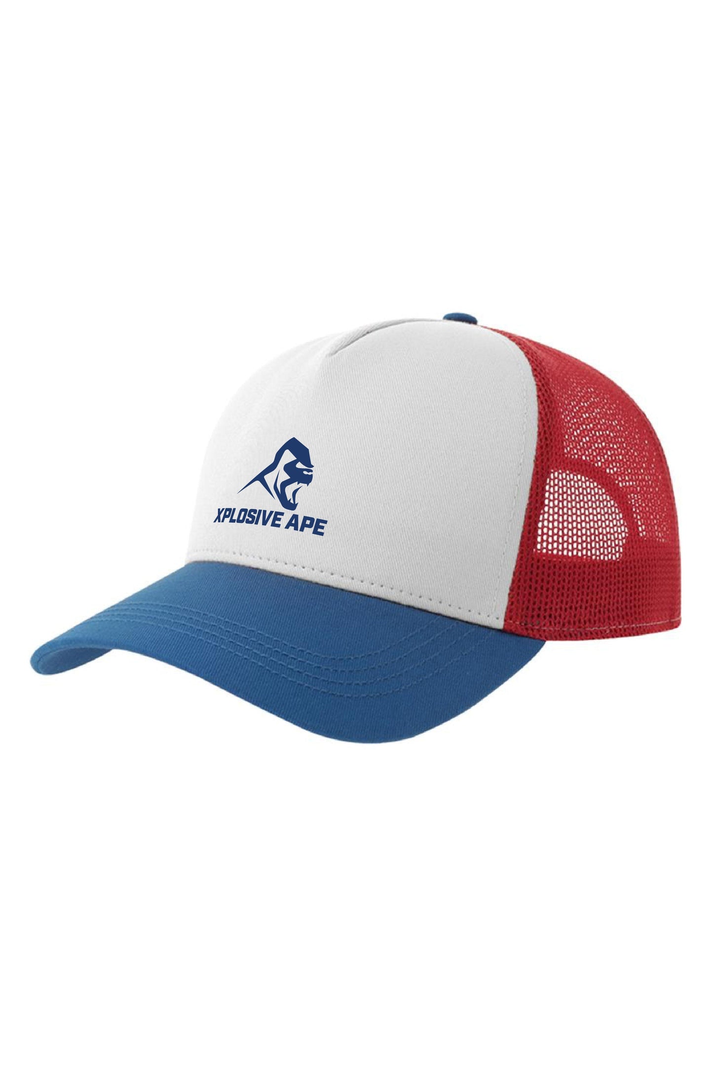 XAPE Classic Trucker Cap - White/Red/Royal