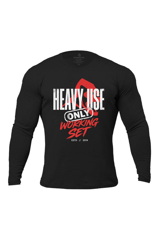 XAPE Working Set Long Sleeve Tee - Black
