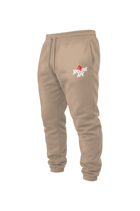 XAPE Classic Stencil Logo Joggers - Sand