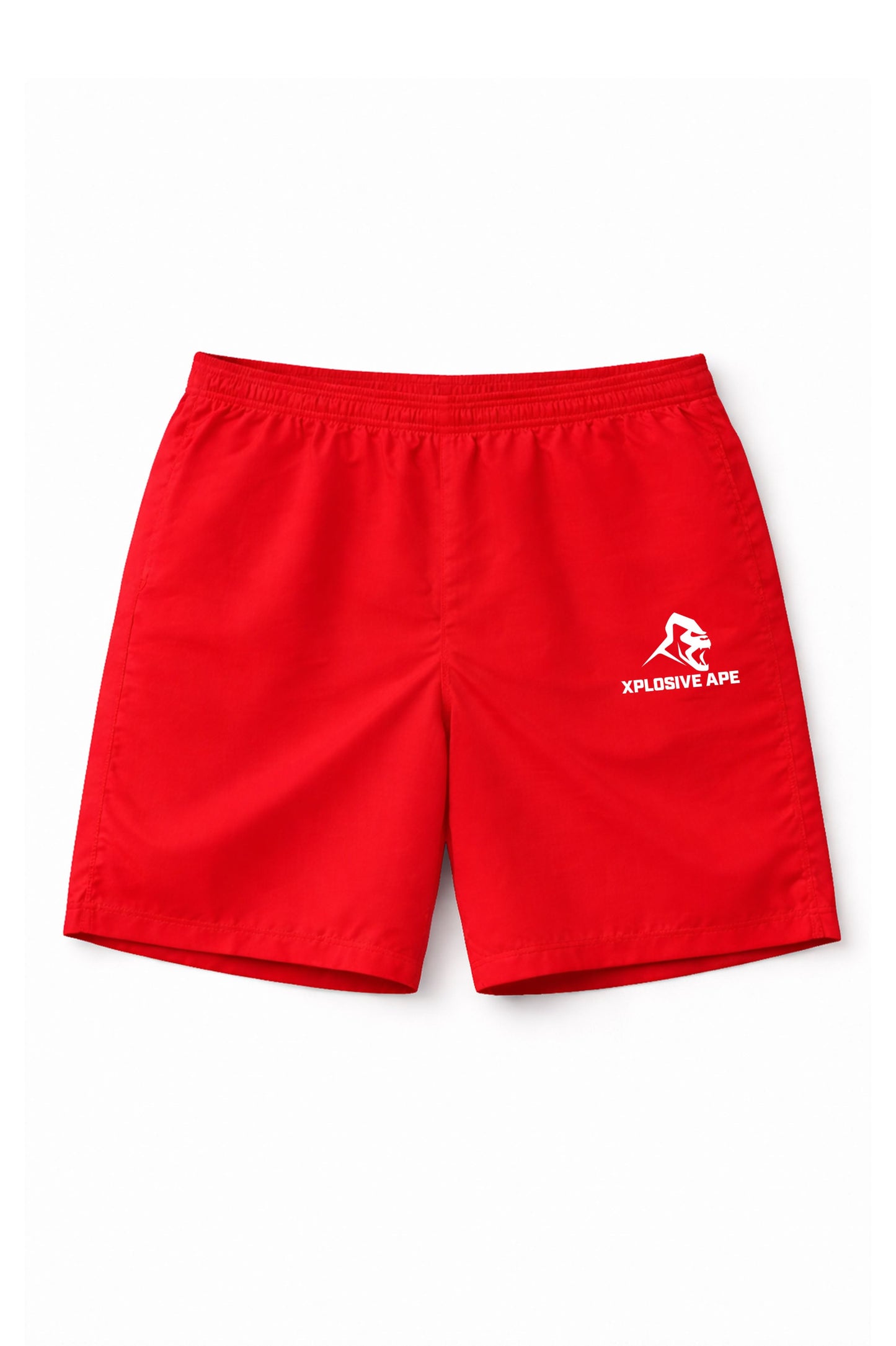 XAPE Classic Logo Mesh Shorts - Red