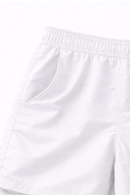 XAPE Classic Logo Mesh Shorts - White