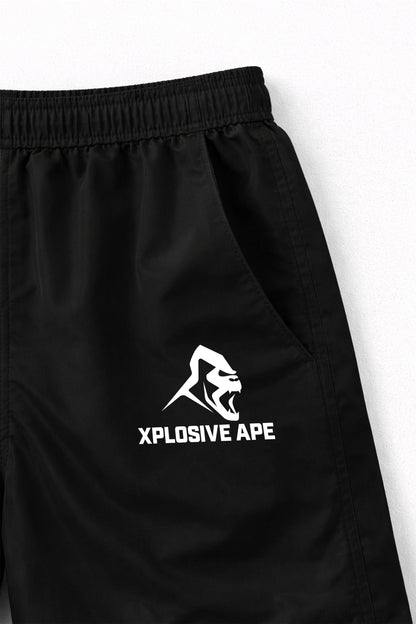 XAPE Classic Logo Mesh Shorts - Black