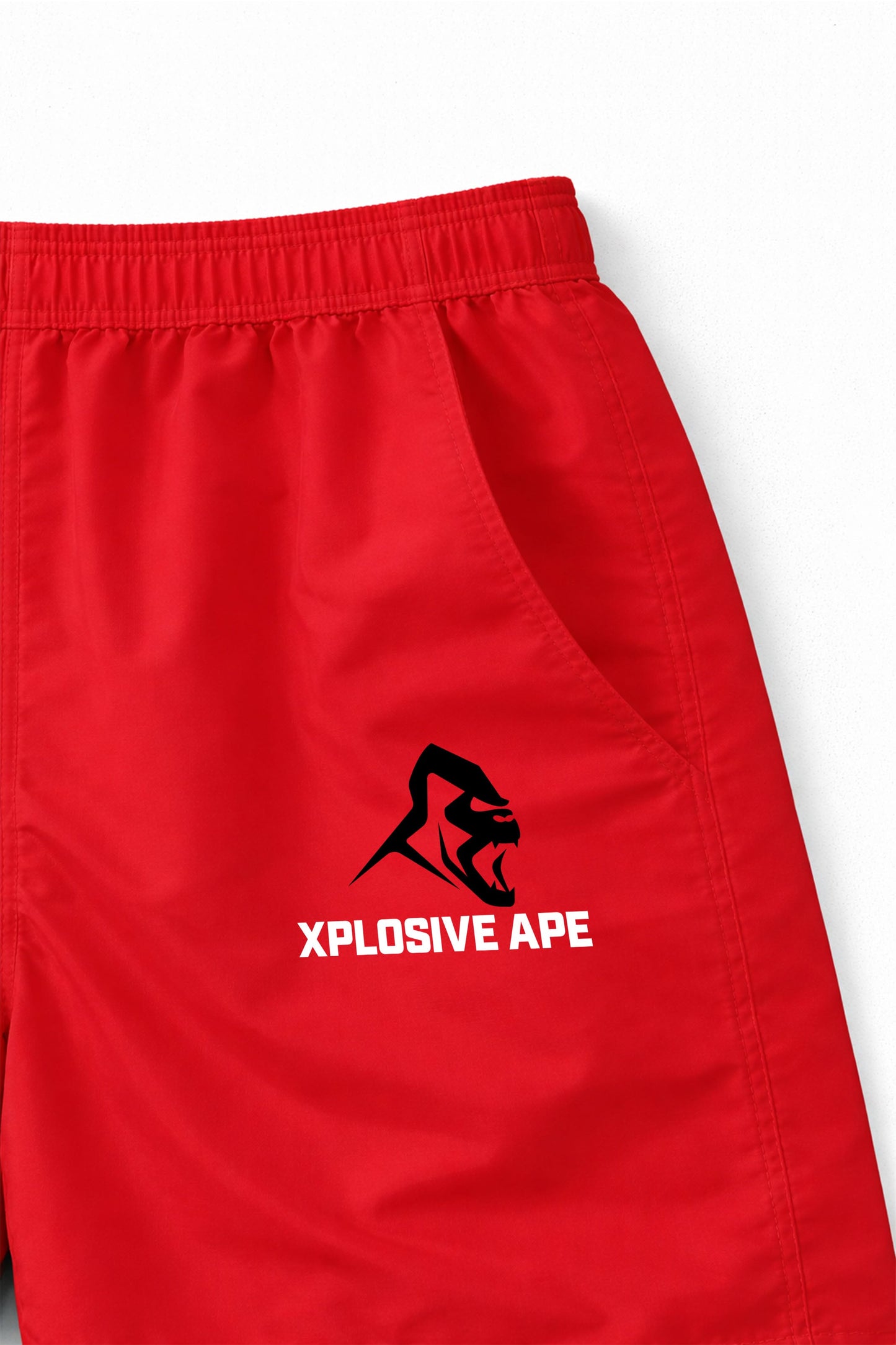 XAPE Original Logo Performance Shorts - Red